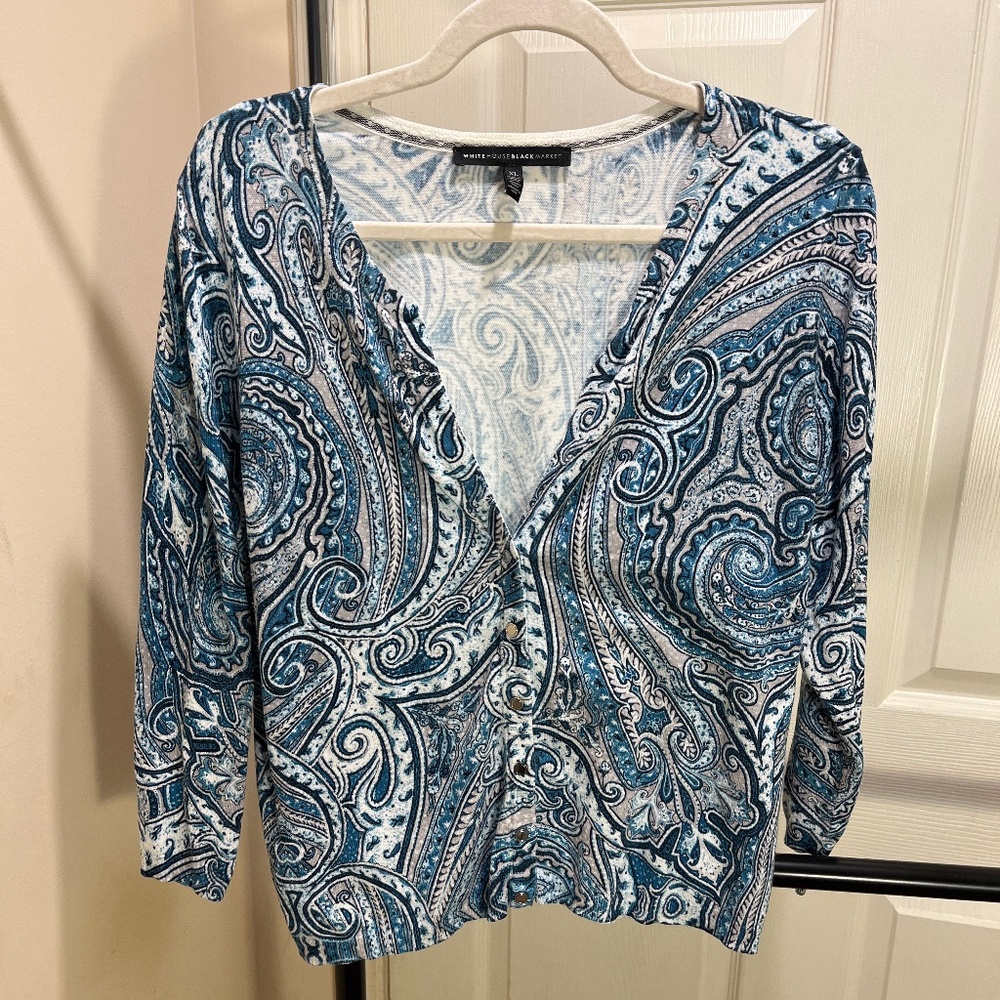 Paisley cardigan